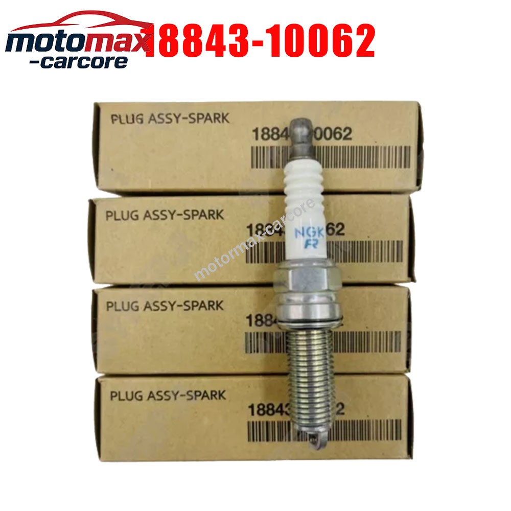4PCS Spark Plugs 18843-10062 LKR6D10E For Hyundai Kia Accent Picanto Morning