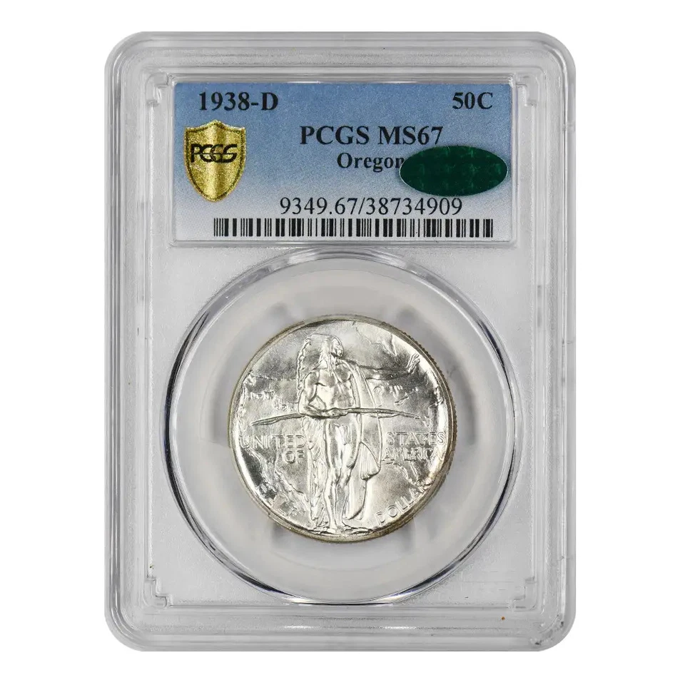 1938-D Commemorative Half Dollar - Oregon PCGS MS67 CAC - Image 3 of 4