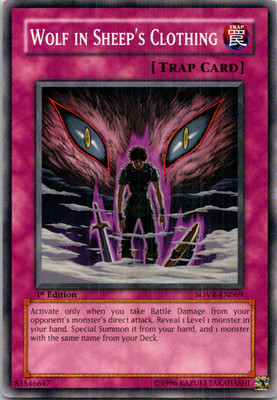 Wolf in Sheep's Clothing SOVR-EN069 Yu-Gi-Oh! 1st Edition Light Play
