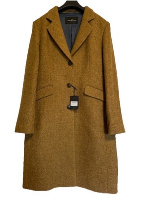 Damenmantel von Walker Slater Gr.12 / Eu 40 original Harris Tweed Senfgelb NEU!