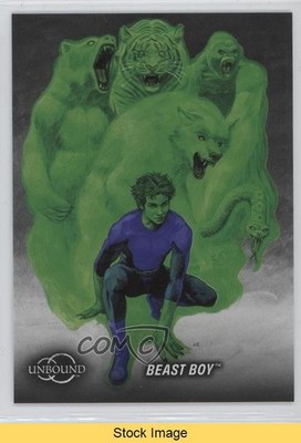 2026 Upper Deck Unbound: Laura Zuccheri Gray Scale Beast Boy #2 READ 12oc