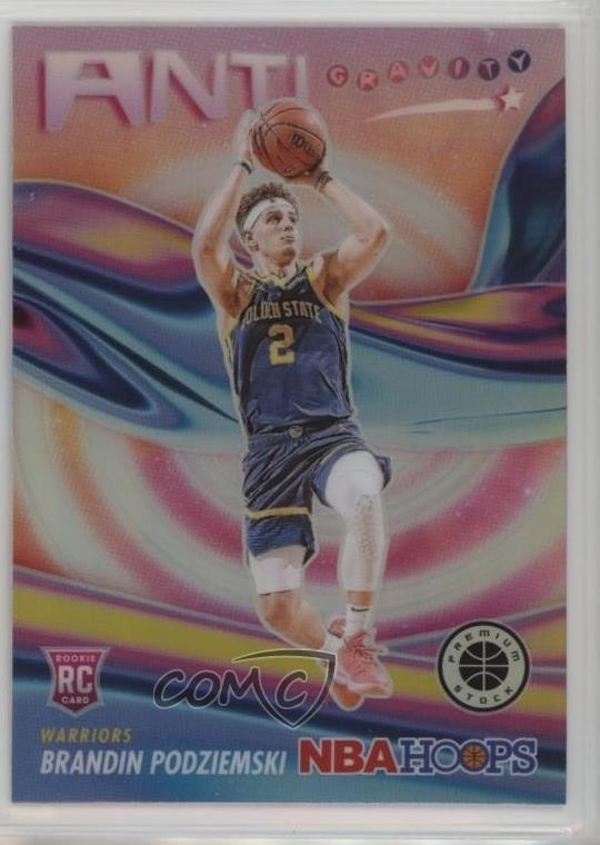 2023 NBA Hoops Premium Stock Anti-Gravity Silver Prizm Brandin Podziemski 19yg