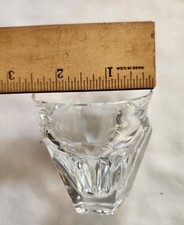 4 Vintage Baccarat France  Harcourt Crystal Whiskey Tumblers 2  1/2” wide