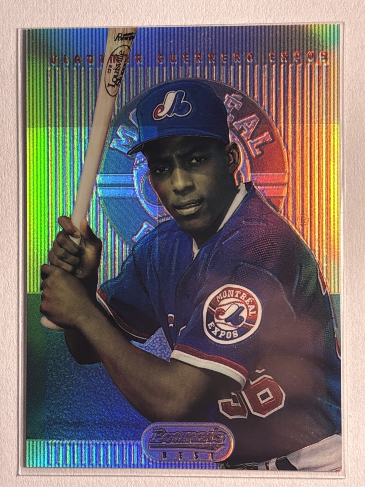 1995 Bowman's Best Refractor #2 Vladimir Guerrero NM *GREAT CONDITION!*