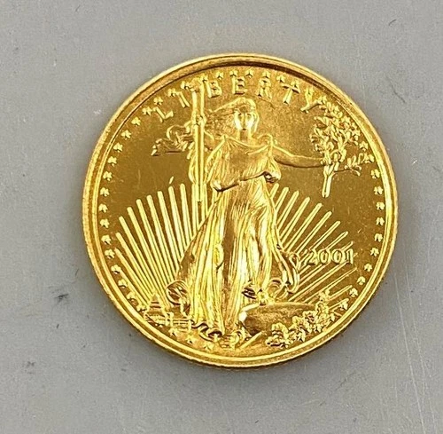 2001 US 1/10th ozt Gold BU $5 Eagle Coin L24460