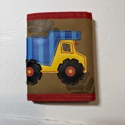 Stephen Joseph Dump Truck Kids Trifold Wallet - Image 1 of 4