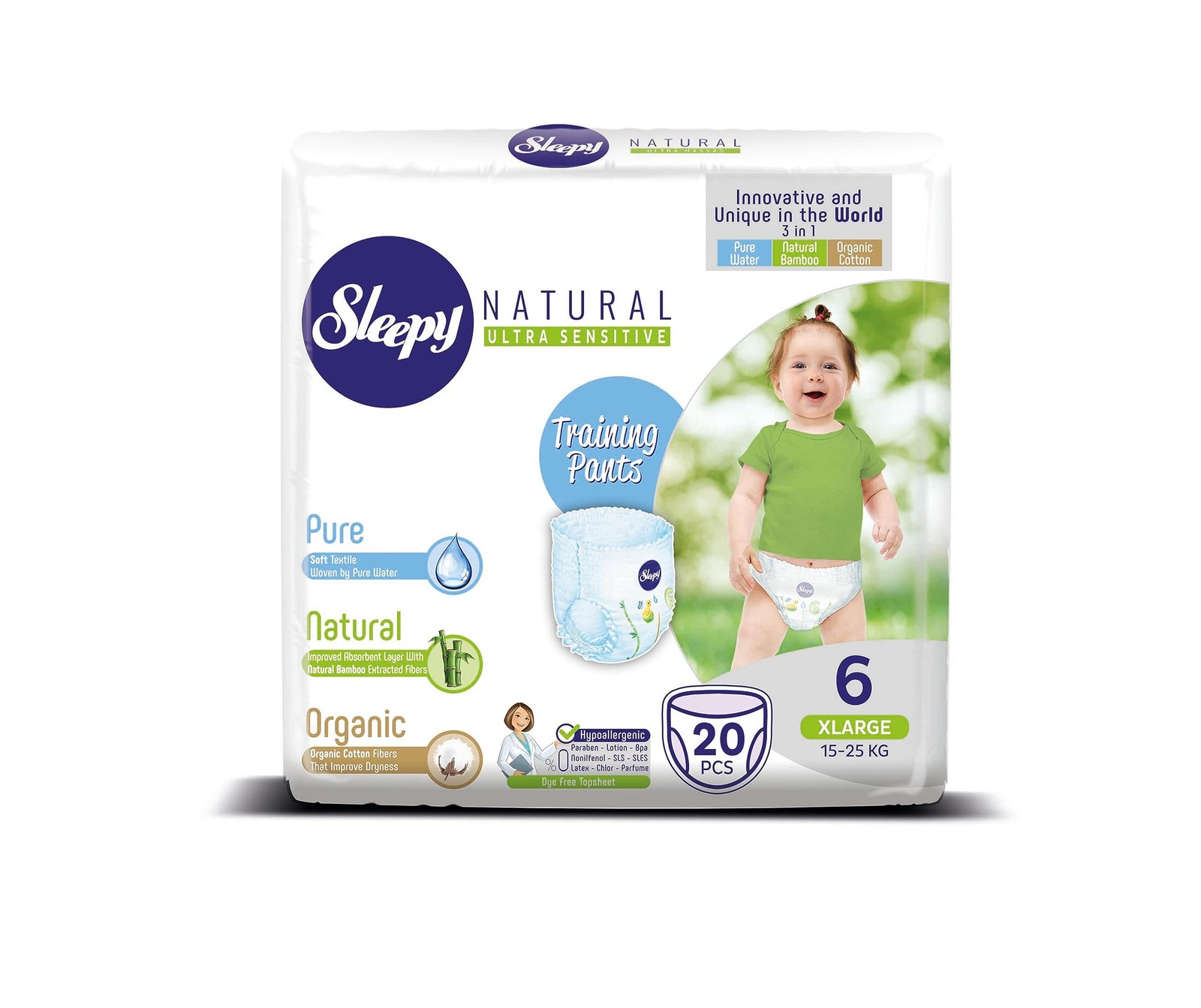 SOHO | Sleepy Natural Baby Training Pants, easy pull Training Underwear for B...