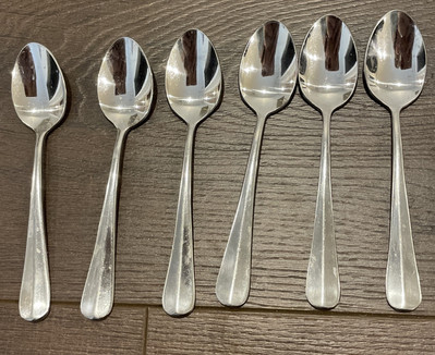 Stanley Rogers Baguette Dessert Spoons Spoon 18/10 Set Of 6 Korea Stainless
