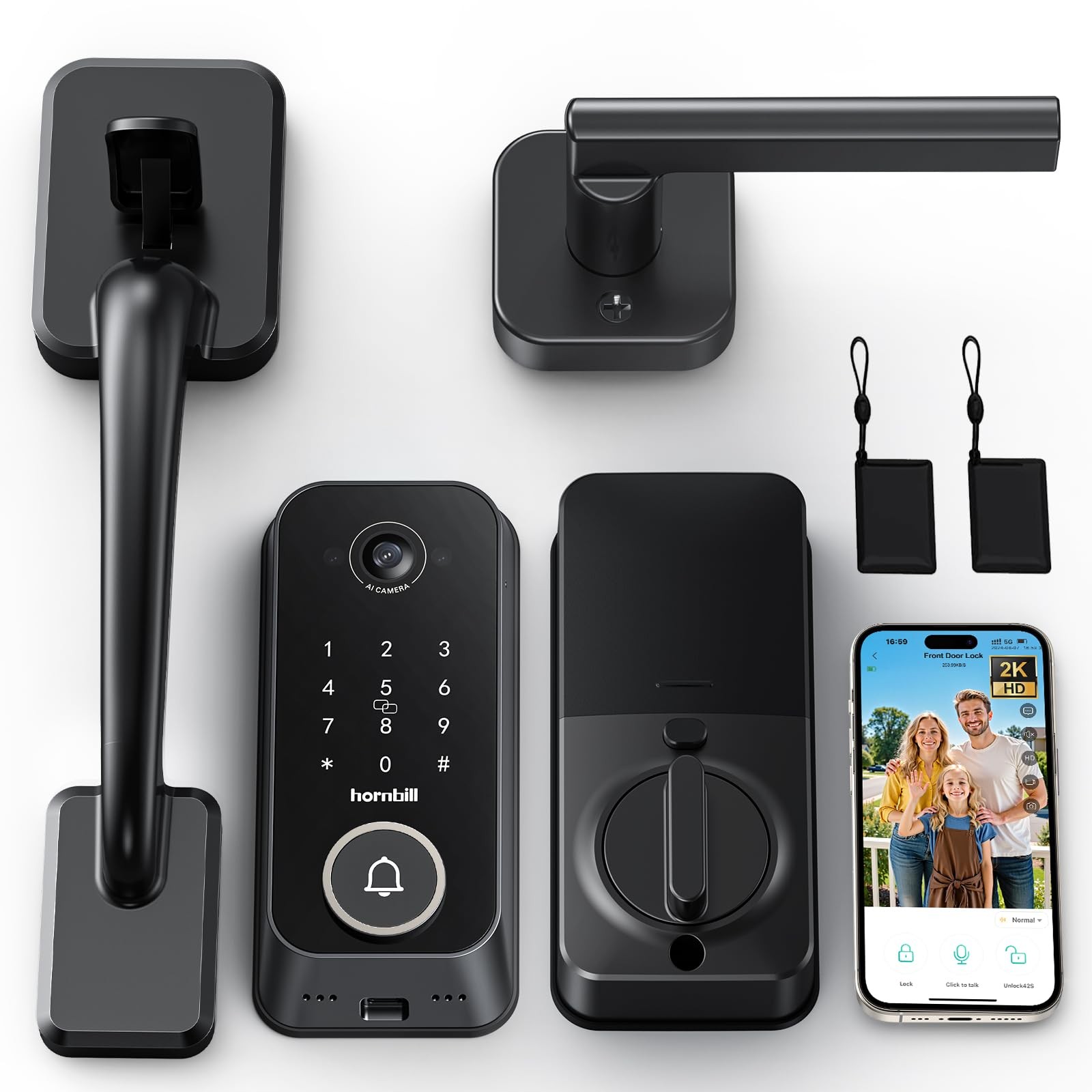 Smart Door Lock with HD Camera and Fingerprint