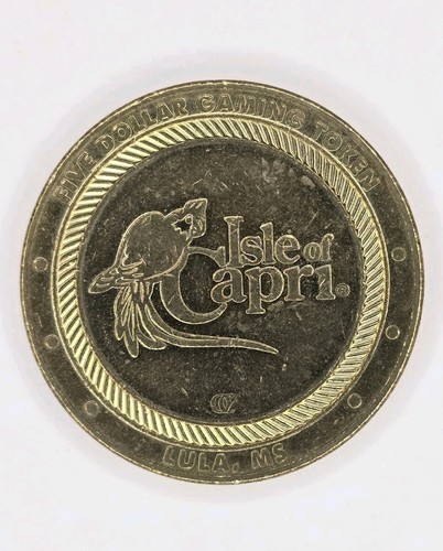 Isle of Capri Casino $5 &amp; $1 Tokens - Vintage Collectibles, Free Shipping - Picture 6 of 15