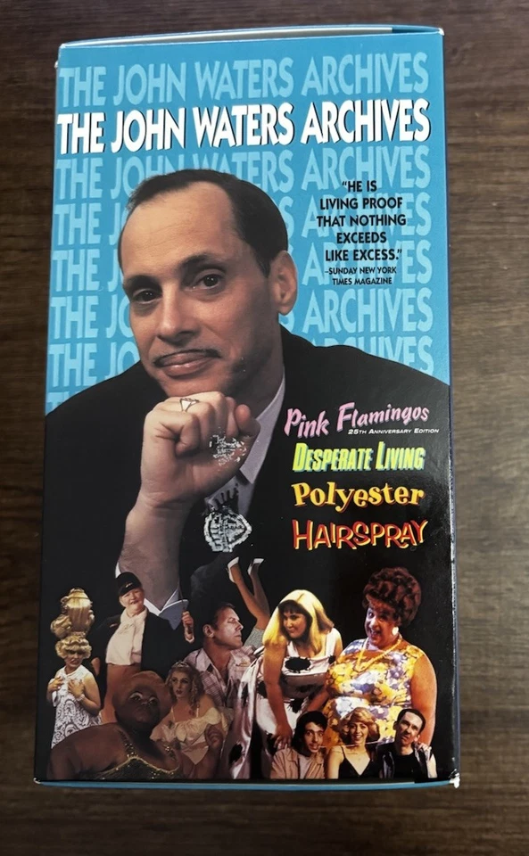 The John Waters Archives VHS Tape 4 Movie Box Set ( 1999 Cult Trash ) - Image 3 of 4