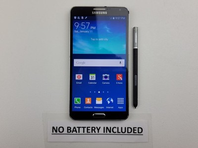 Samsung Galaxy Note 3 (SM-N900V) 32GB - Black (GSM Unlocked) Smartphone - H3292