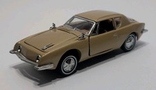 Vintage Franklin Mint 124 Scale 1963 Studebaker Avanti Gold Limited Edition Vintage Franklin Mint 124 Scale 1963 Studebaker Avanti Gold Limited Edition