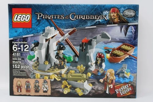 Lego 4181 - Pirates of the Caribbean - Isla De Muerta - Factory Sealed EX Box