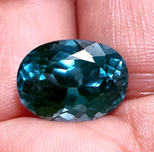 10.40 Ct Natural Ceylon Oval Cut Blue-Green Sapphire Certified Loose Gemstone