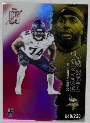 2025 Topps Signature Class - Donovan Jackson Magenta Refractor /250 (RC) #241