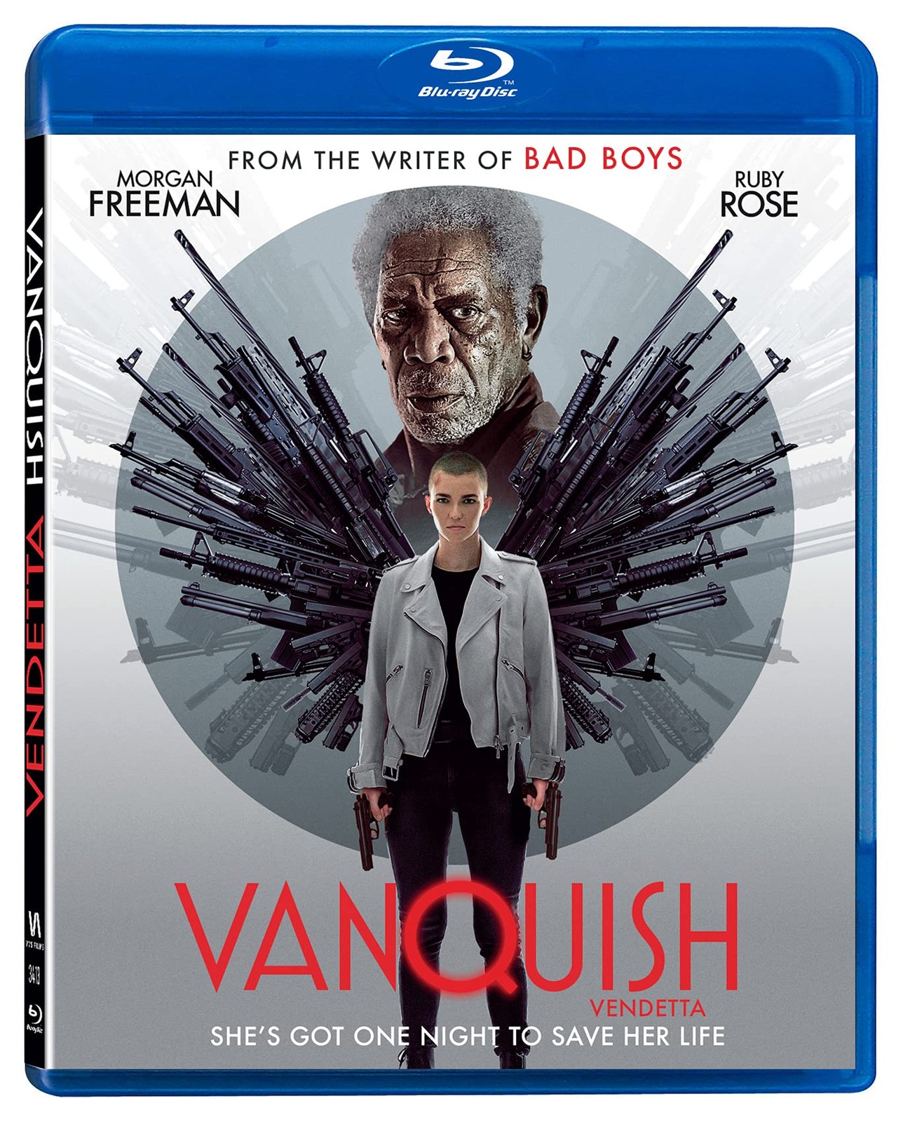 Vanquish Blu-ray Morgan Freeman Ruby Rose Patrick Muldoon Action Thriller  
