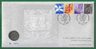 1999 COMMEMORATIVE £1 COIN COVER, PARLIAMENT FOR SCOTLAND, EDINBURGH SHS. PNC.