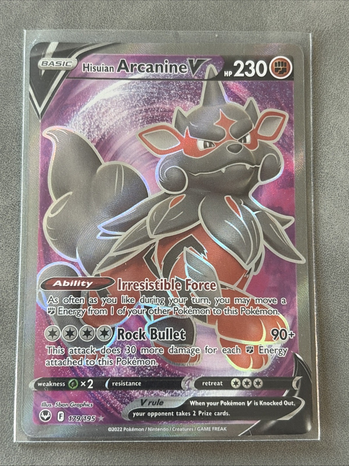 Hisuian Arcanine V 2022 Sword & Shield: Silver Tempest #179/195 Holo (Full  Art) Price Guide - Sports Card Investor