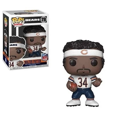 Funko POP! NFL Legends WALTER PAYTON Football Vinyl Figure #78 Chicago Bears