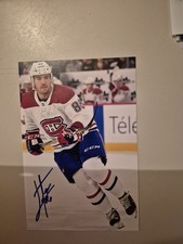Joel Teasdale Montreal Canadiens 4x6 Photo Signed Autograph Signature #11 Rocket