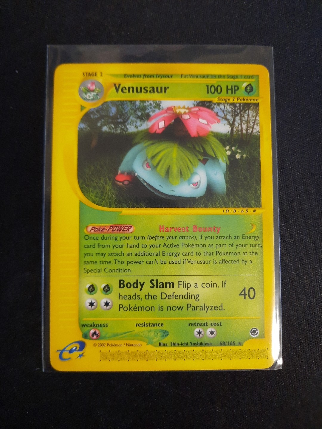 2002 Venusaur Pokémon Expedition 68/165 Mint