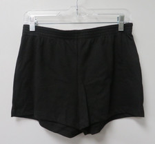 Girls Wonder Nation Play Shorts 1 Pair Only Black Soot Size L 10-12 NWT