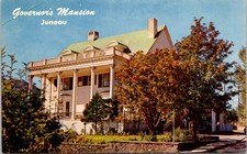 Juneau Alaska AK Governors Mansion House State Capitol  Postcard