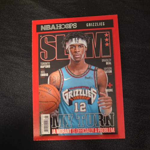 2020-21 Panini NBA Hoops Ja Morant Slam Insert #18 Memphis Grizzlies