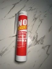 No Nonsense Clear Silicone Sealant 310ml General Purpose Acetoxy Fast Cure New