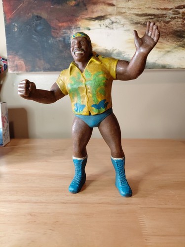 SD  JONES in  HAWAIIAN  SHIRT 1986  WWF  WRESTLING...