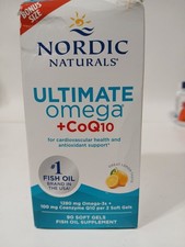 Nordic Naturals Ultimate Omega  CoQ10 1280mg 60 Soft Gels