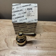 DELTA H55PB - ONE LARGE LEVER HANDLE POLISHED BRASS