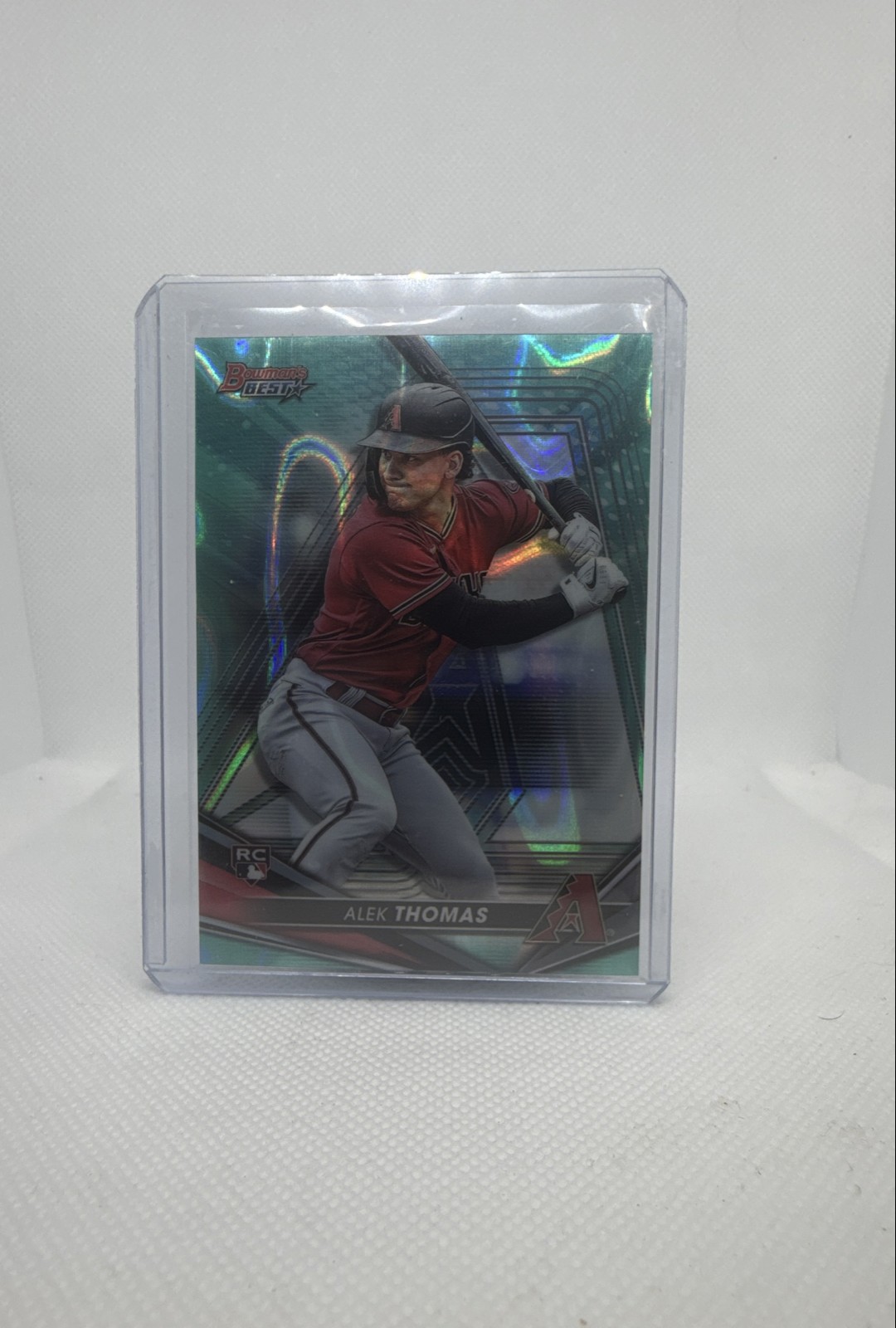 2022 Bowman's Best - Alek Thomas #22 Aqua Lava Refractor /199 (RC)