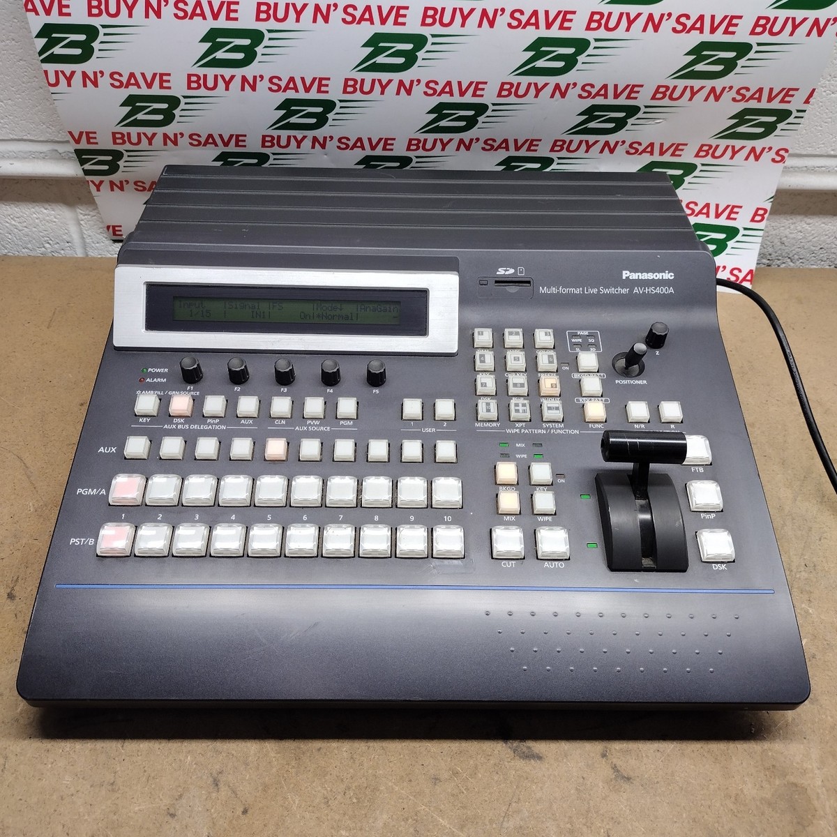 Panasonic AV-HS400A HD SD Multi Format Video Switcher w/Power Cord