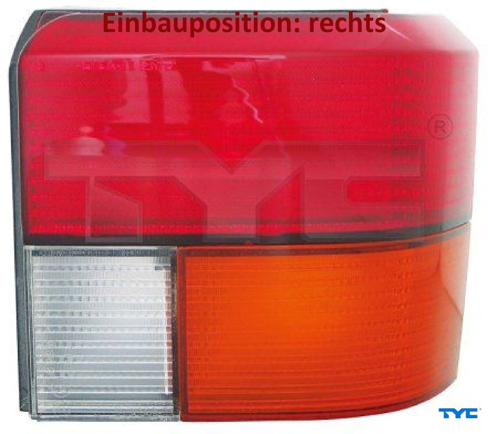 Tyc Orange/Rot Heckleuchte 11-0211-01-2 Rechts - Bild 3