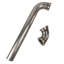 90 Elbow Wastegate Dump Pipe Stainless Steel For Mvr 44mm Inletoutlet