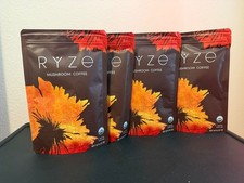 4Pack Ryze-mushroom coffee. 6.35 oz -30 servings each 120 servings total 