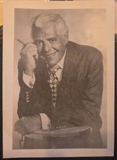 Desi Arnaz Condolence Card Lucie Arnaz Auto Pen Signed I Love Lucy Death RARE!