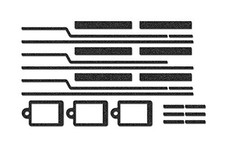 3kit Set Olympus Pen F FT Camera Light Seal Adhesive Form Replacement from Japan