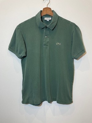 Lacoste, Poloshirt T Shirt olivgrün - Größe S (3) Unisex