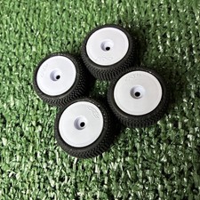 Losi Micro-T Tires Wheels White Mounted