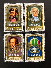 Portugal 1972 - 150 years Brazil Independence stamps set used