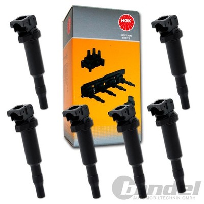 6x NGK ZÜNDSPULE passend für BMW E81 E82 E87 E88 E46 E90 E93 E92 E91 E39 E60 F10