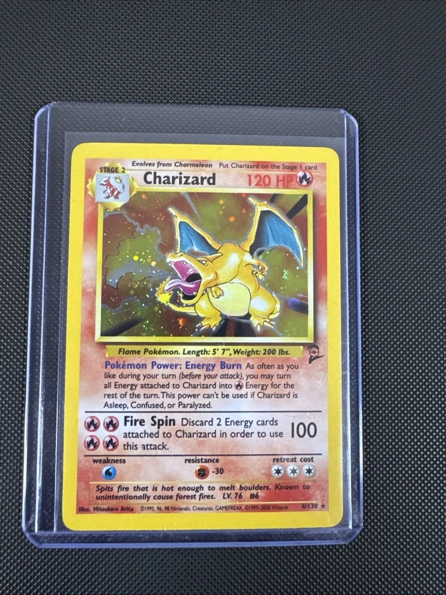 Charizard Pokémon TCG Holo Rare Base Set Individual Collectible