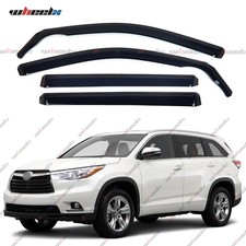 In-channel Vent Window Visors Guard Deflectors Fits Toyota Highlander 2014-2019