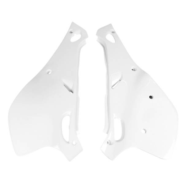 Seitentische Nummernhalter Ufo Yamaha Yz 125 / 250 1993 1994 1995 Weiß-image