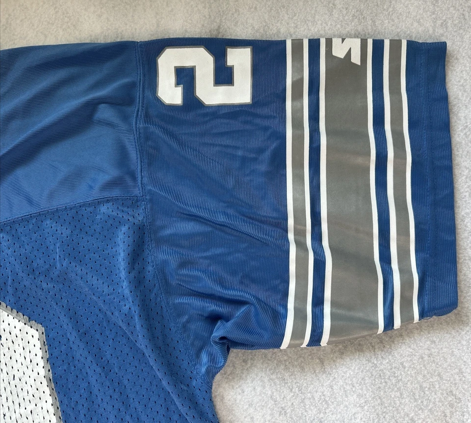 Camiseta deportiva de malla vintage Starter Barry Sanders talla 52 Lions HOF Foto 4 de 4