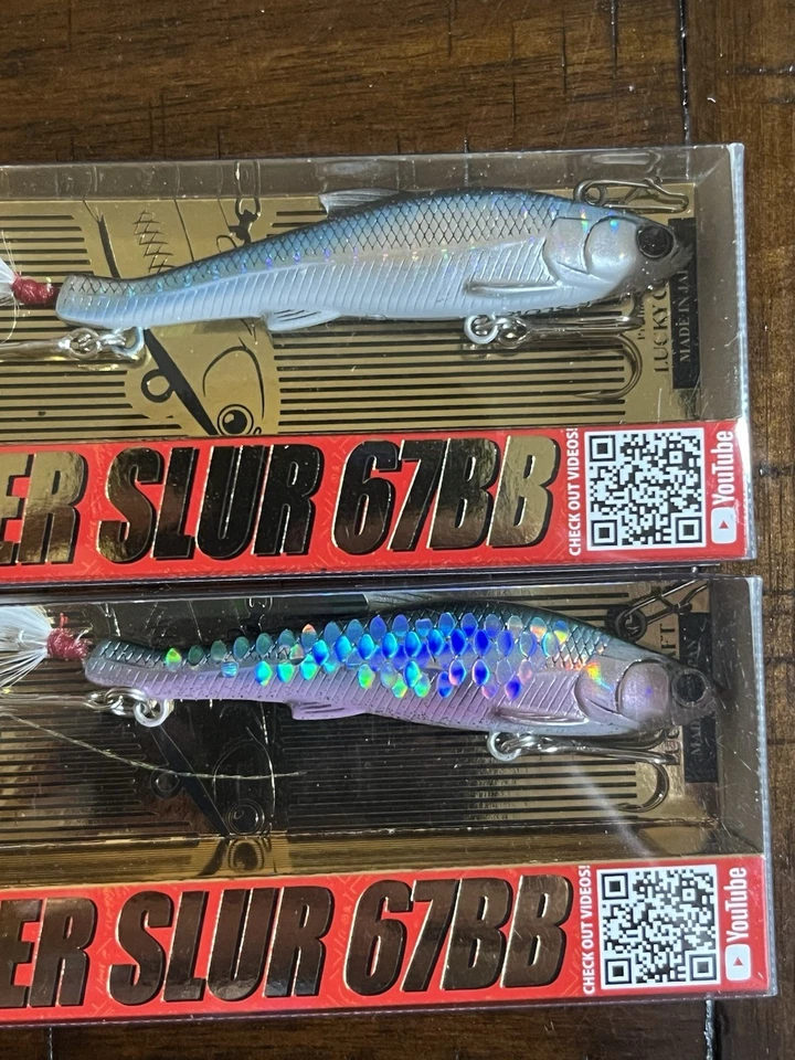 (Lote de 4) Lucky Craft Wander Slur 67BB/Wander Blade 80SS/Wander 80 *NUEVO* Foto 2 de 4