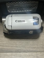 Canon FS400 41 Advanced Zoom High Definition Camcorder -Silver TESTED  WORKS